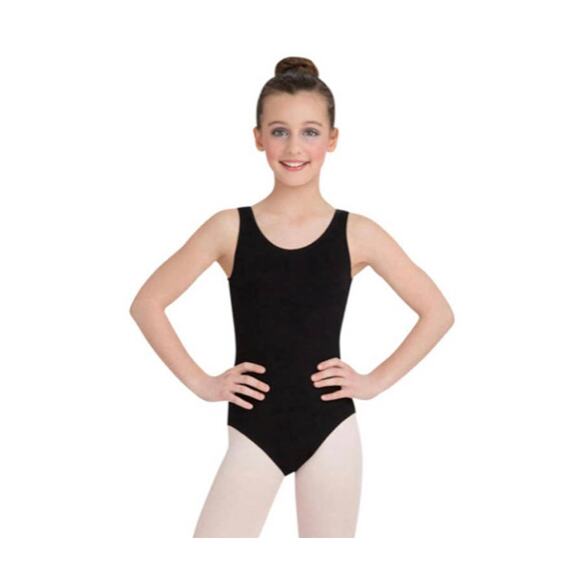 Girls Basic Leotard- Size Medium - Picture 1 of 3